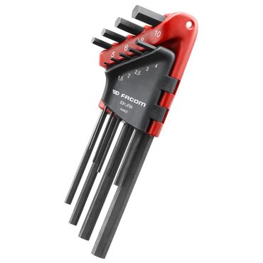 Angle hex keys in holder, metric sizes type no. 83H.JP9A